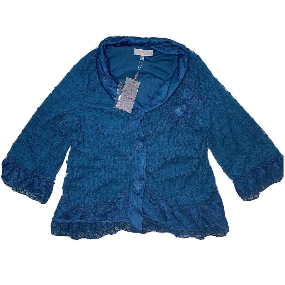 NWT Pretty Angel Lacy Layered Embellished BOHO